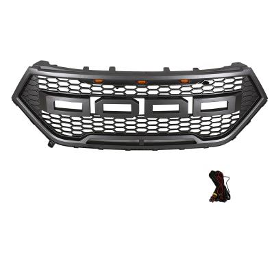 China New Design And Good Fit Car Front Bumper Honeycomb Abs Grill Car Accessories ABS Grill Made In China Fit For Edge for sale