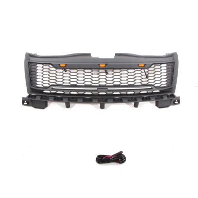 China Auto Parts Front Bumper Grille Black W LED SUV ABS Lighting Custom Modified ABS Front Grill 2007-2011Fit For Edge for sale