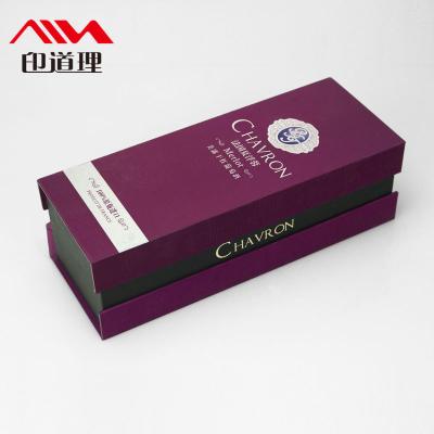 China Recyclable Luxury Magnetic Tube Box Wine Bottle Cardboard Box Simple Packaging Paper Gift Box for sale