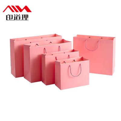 China Large Delivery Recyclable Foldable Cardboard Packaging Paper Bags Customized Paper Packaging Printer Gift Bags for sale