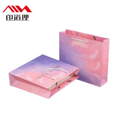 China Hot Selling New Arrival Recyclable Paper Cardboard Box With Handle Wedding Gift Bag Box Packaging With Custom Logo for sale