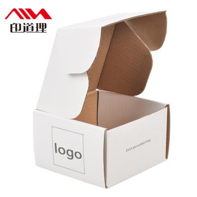 China Custom Recyclable Corrugated Cardboard Ad Subscription Box Packaging Clamshell Wig Beauty Skin Care Set Makeup Cosmetic Gift Box for sale