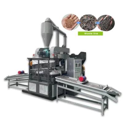 China 2024 Copper Wire Granulator Scrap Cable Recycling Machine with Capacity of 200-1000kg/h for sale