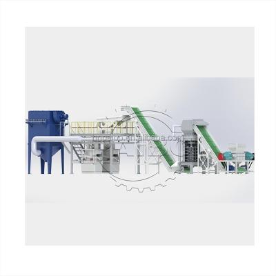 China Crushing and Separating Scrap Heat Radiator Recycling Machine for Metals PB 2000 for sale