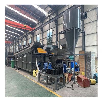 China Recycling afval lithiumbatterij met 1000L/h batterij vermalen en scheiden machine Te koop