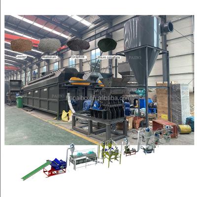 China UT-1000 Grafietpoeder/LCO Recycling Lithiumbatterij Breek- en poedermachines 1000 kg/uur Te koop