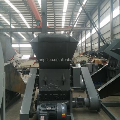 China 500-1000Kg/h Capacity Waste PP PE PET Bottle Plastic Film Crusher double Shaft Shredder for sale