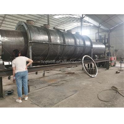 China Coconut Shell and Wood Biomass Charcoal Pyrolysis Carbonization Furnace for Business for sale