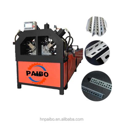 China Servo Angle Iron Tube Galvanized Pipe Punching Shear Machine Pipe Hole Die Aluminium Hole Shearing Machines for sale