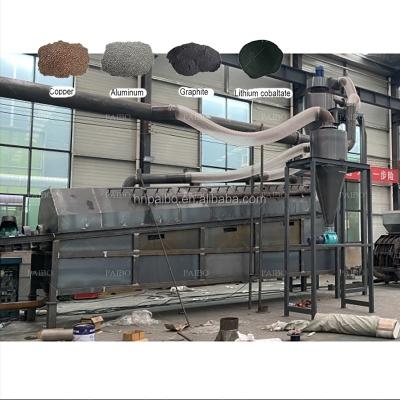 China High Separator Rate 96-99.99% Waste Lithium Battery Dismantling Recycling Equipment for sale