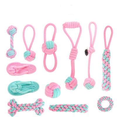 China Durable Durable Dog Chew Toy Rope Set Pet Toys Dog Lead Toy Rope Set Dogs for sale