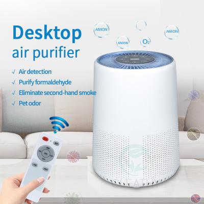 중국 hepa desktop air purifier ionizer desktop home use hepa desktop air purifier uv light 판매용