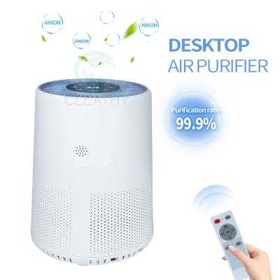 Китай in stock desktop portable air purifier high home office desktop air purifier uv light mini desktop air purifier uv продается