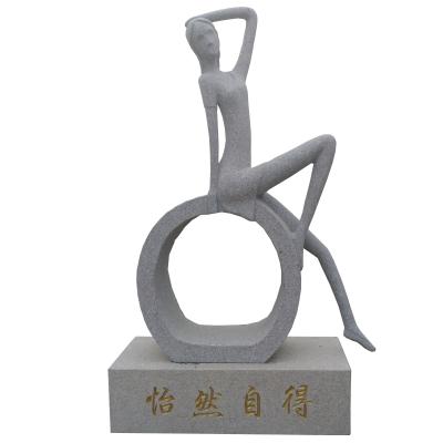 China Chinese Low Price Guarantee Quality Landscape Sculpture Granite Campus Sculpture for sale