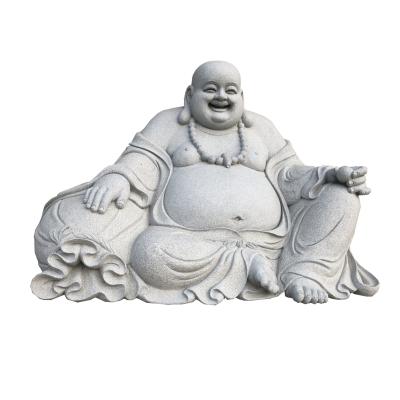 China Hot Selling Figure Statue Good Quality Granite Laughing Buddha Religious Statue for sale