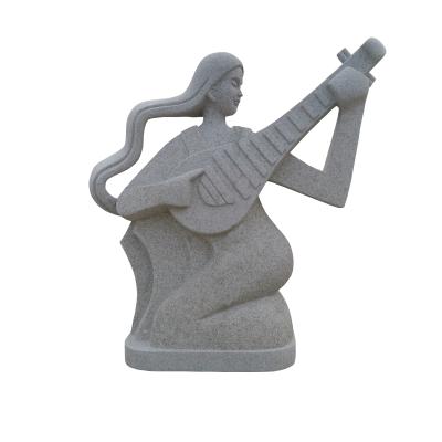 China Modern Abstract Figure Stone Carving Granite Stone Carving Modern Figure for sale