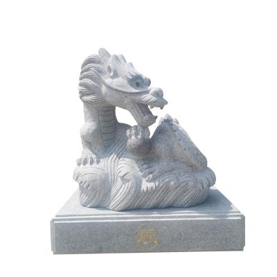 China Chinese Stone Carving 12 Zodiac Granite Stone Dragon Tiger Shape Animal Carving Stone Carving for sale