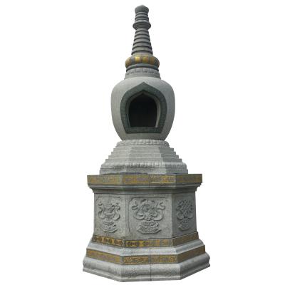 China Chinese Tibetan Granite Pagoda Stone Carvings Stone Pagoda Temple Stone Pagoda Ornaments Fujian Factory Direct Spot Supply for sale