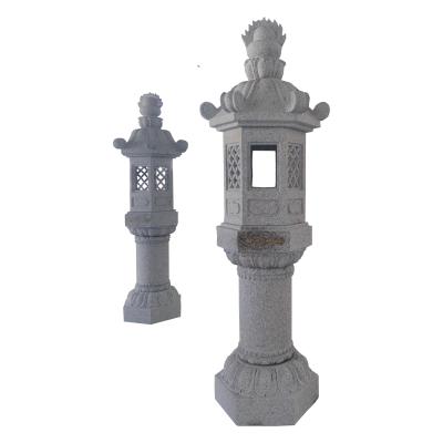 China Chinese manufacturer specializes in manual processing of Chinese granite lanterns and temple courtyard ornaments for sale