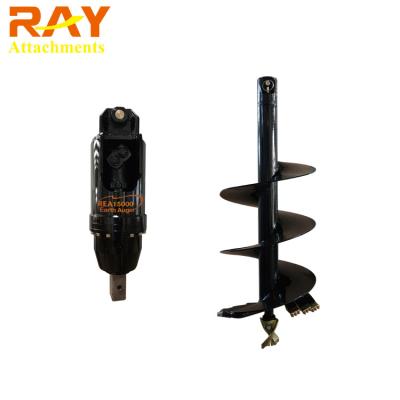 China High Torque And Efficiency RAY Hydraulic Earth Auger Hole Machine Ground Hole Digging Rigs for sale