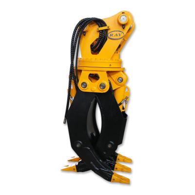 China Grapple Wood Log Excavator Grapple, Turning Grapple for sale