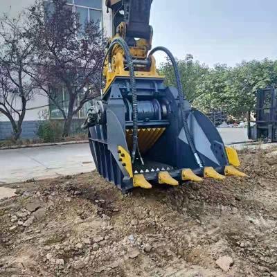 China RCB-200 Stone Screen Stone Crusher Attachment Bucket Excavator Crushing For Crusher Bucket Part for sale