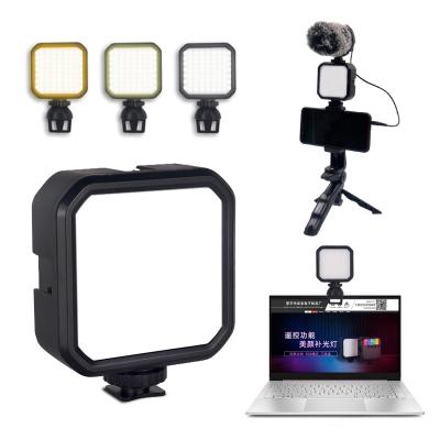 China Mini LED Video Light for tiktok youtube photography shooting portable camera light pocket fill light for sale