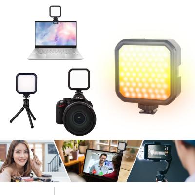 China Mini LED Fill Light Professional Selfie Live Photography Lamp Camera Vlog Shot Light Video Light for sale