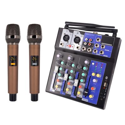 China Multifunctional Economics Portable Audio Mixer For Recorder Studio Singing Professional Audio Mixer Console for sale