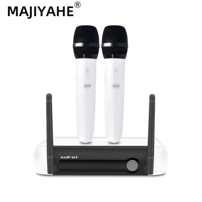 China Fashion Prefect Noise UHF Wireless Handheld Microphone For Karaoke Speech Stage Singing Wireless Microphone Set for sale