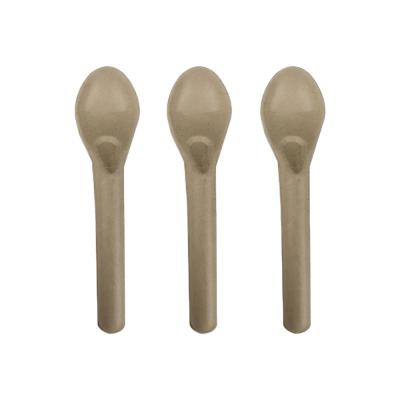 China Biodegradable& Disposable Biodegradable Compostable Sugarcane Bagasse Food Spoon for sale