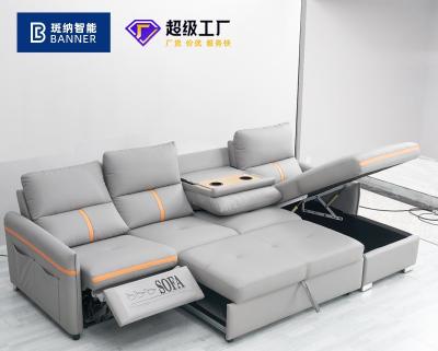 China BN Modern Electric Sofa Bed Multifunctional Flip Back Sofa With Storage Cabinet Queen Sofa Bed Functional Sofa Recliner for sale