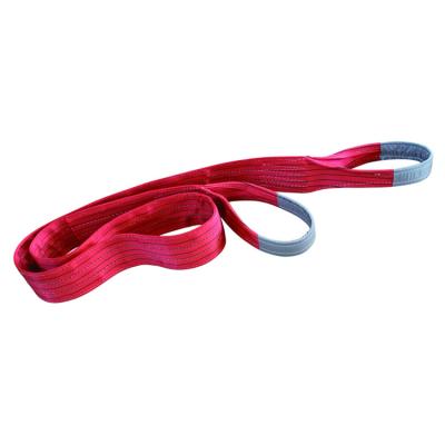 China Used In Heavy Industry EN1492-1 Cargo Lashing Belt Polyester Eye Strap Nylon Lifting Flat Sling for sale