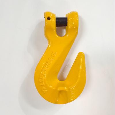 China Heavy Industry High Tensile G80 Clevis Grab Shortening Hook Alloy Steel G80 Grab Hook Powder Coating Clevis Grab Hook for sale