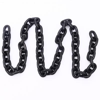 China EN818-2 G80 Lifting Heavy Duty Black Alloy Steel Welded Lifting Chain for sale