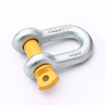 China High Quality Heavy Industry Us Type Drop Forged Screw Pin Anchor Chain G210 D Shackle for sale