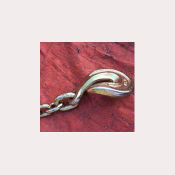 China Heavy Industry 3/8 Inch Eye Bending Haikun Hook For 10mm Lifting Chain for sale