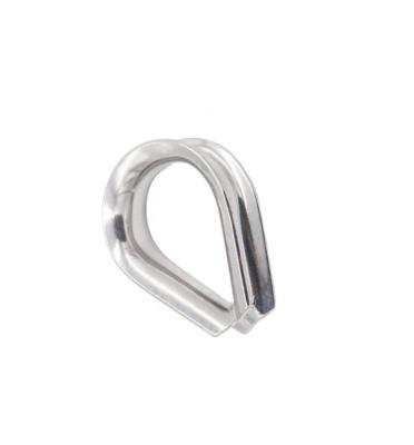 China High Quality Low Price Rigging European Commercial Type Wire Rope Stainless Steel Thimble 6mm-24mm for sale