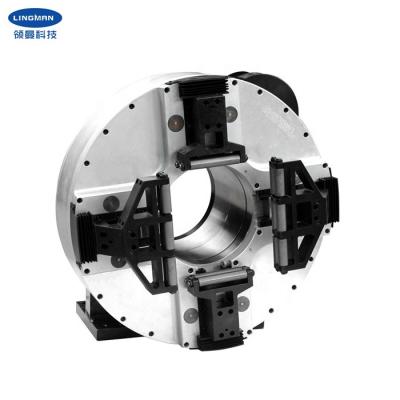 China Steel Single Bearing Full Stroke Main Chuck Pneumatic Chuck For Laser Pipe Cutting Machine for sale