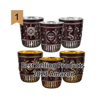 China Wholesale Custom Unique Novelty Samlife Colorful Glass Beverage Mugs for sale