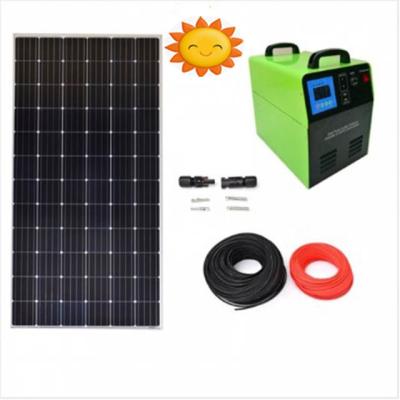 China Home Mobile Home 1000W Solar Power Station For Home Igniting 1kw Home Solar Power System Off Grid for sale