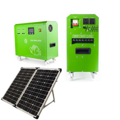 China Newcomer home 1000w all in one portable solar generator for home use portable solar power home kits with CE RoHS for sale