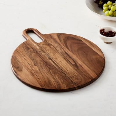 China Large Thick Sustainable Kitchen Wooden Cutting Board Acacia Chopper Suppliers From Shende for sale