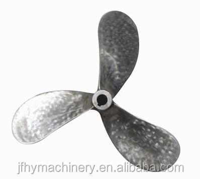 China 316 Stainless Steel 3 Blades OEM Aluminum Small Tug Propeller Of Die Casting Parts for sale