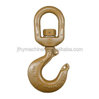 China Crane Metal Hook Forging 360 Rotating Metal Crane Hook for sale