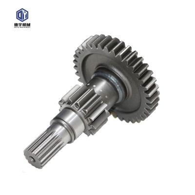 China Industry Transmission / Gearbox Parts Customized Precision CNC Stainless Steel Materials Forging And Casting Bilateral Gear Motor Shaft for sale