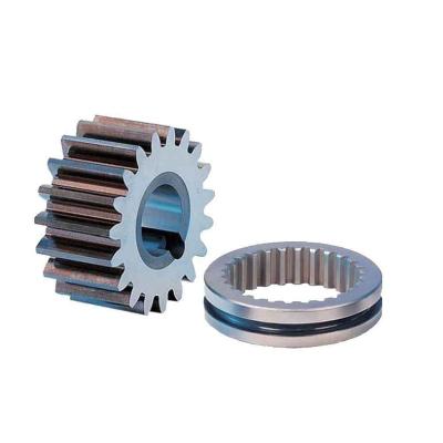 China Industry / Gearbox Transmission Parts High Hardness Customized Paper Shredder Parts Qualified Steel Gears for sale