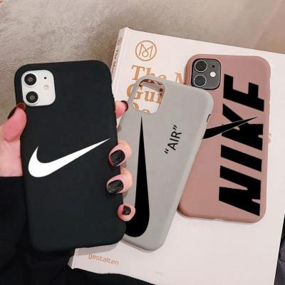 China Popular Silicion Sports Style Phone Case For iPhone 12 11 Pro Max 8 7 Se 6 Xs X XR Soft Black Cover 6S Silicone Cases for sale