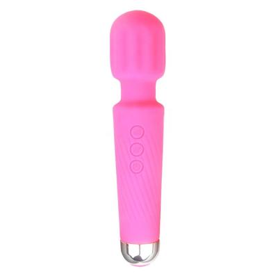 China 8 Speed ​​Vibrator AV Silicone 20 Frequency USB Rechargeable Massage Vibrator for sale