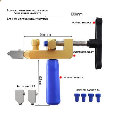 China Cut Glass Ceramic Tile Opener Glass Cutter Integrated Cutter Diamond Cutting Hand Tools Glass Handheld for sale